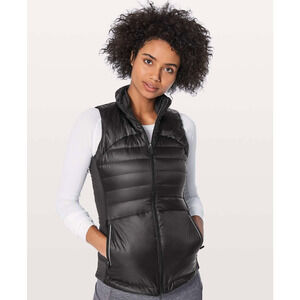 Lululemon Down For A Run Vest Black Size 8